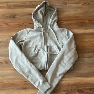 cropped holister jacket